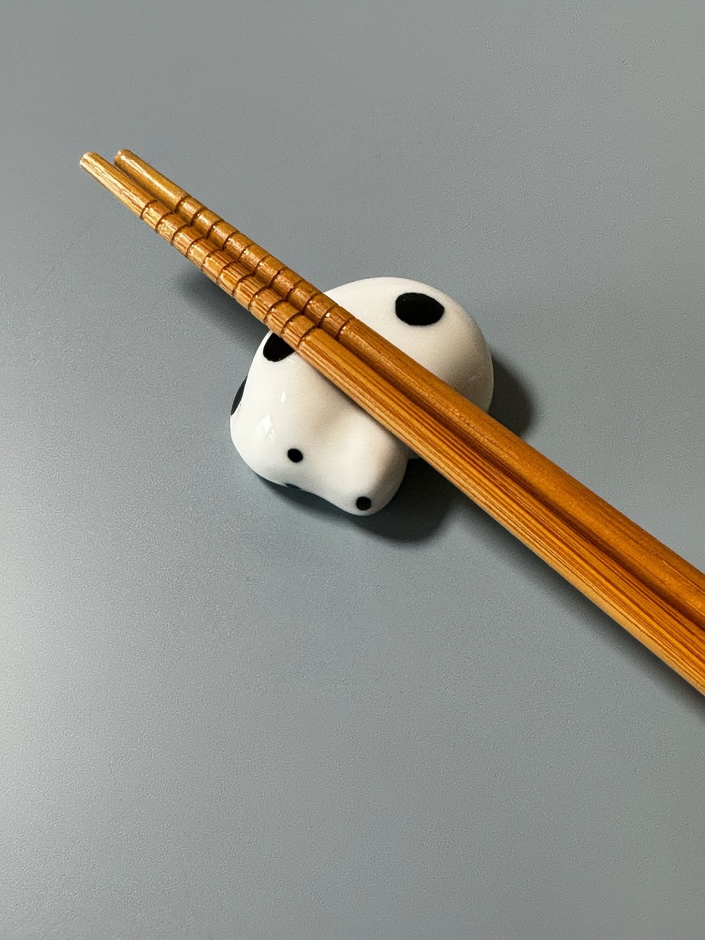 Cute dalmatian dog 4 pcs chopstick holders, cute dog chopsticks rest holder, black and white puppy decoration, dog art brush holder,