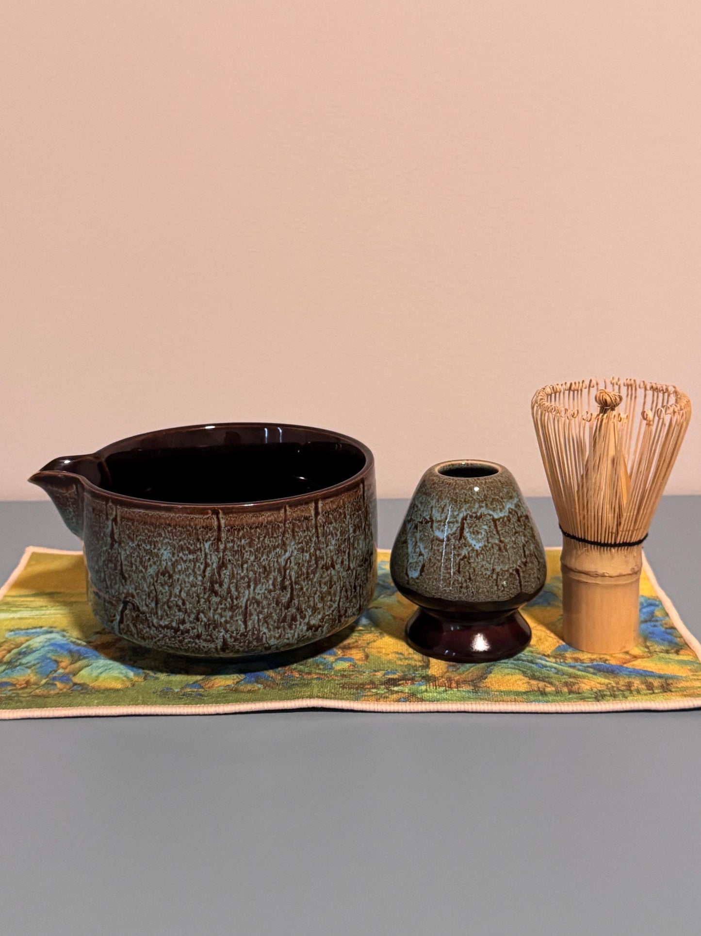 7 pcs Matcha Set, Matcha bowl with spout