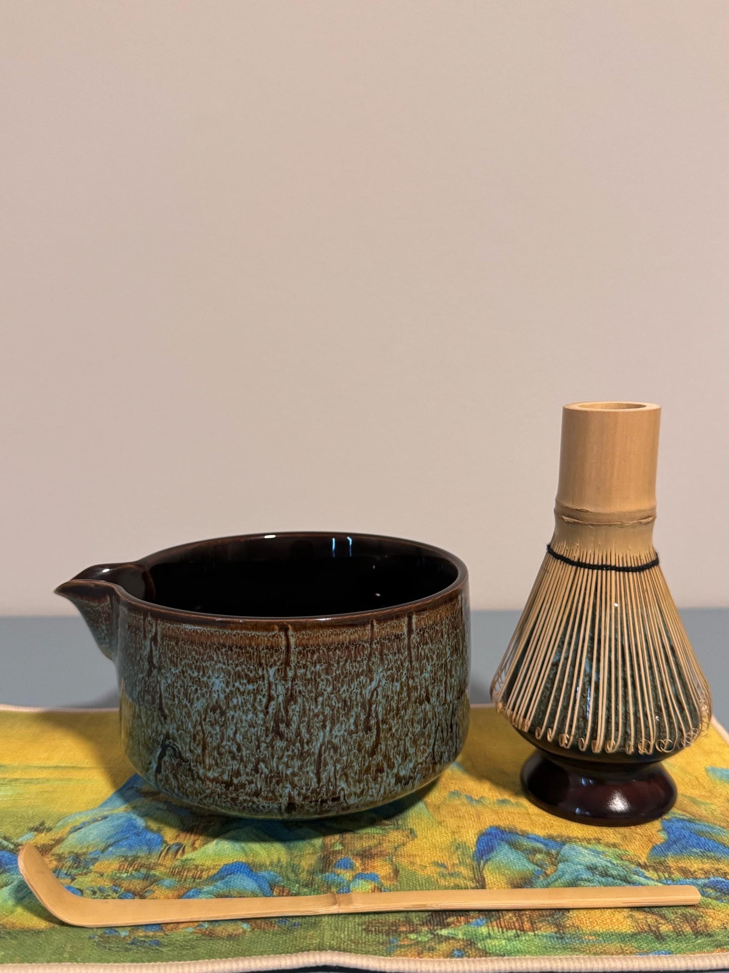 7 pcs Matcha Set, Matcha bowl with spout