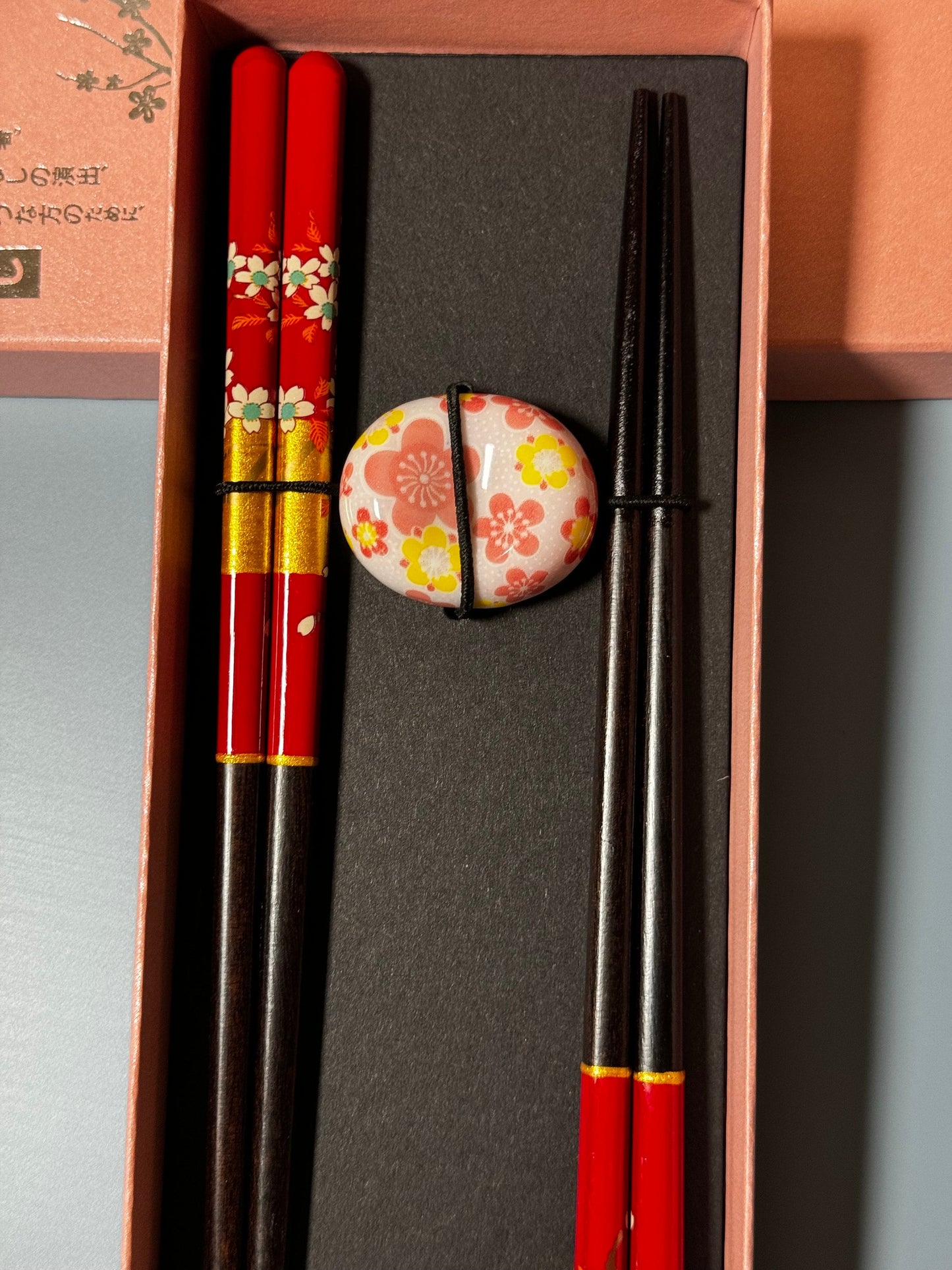 Floral Chopsticks with flower rest