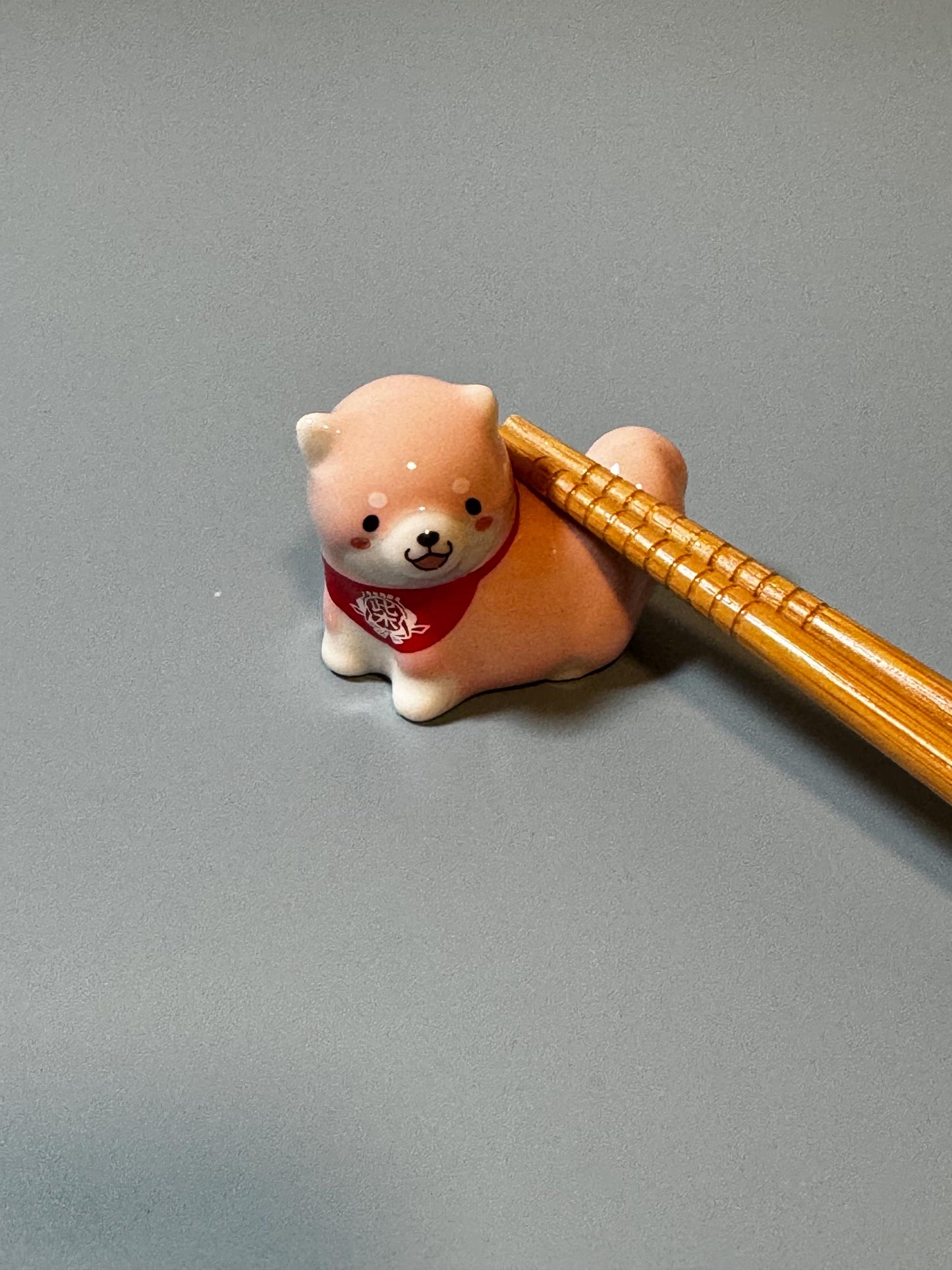 Shiba dog set of 5 chopsticks holder
