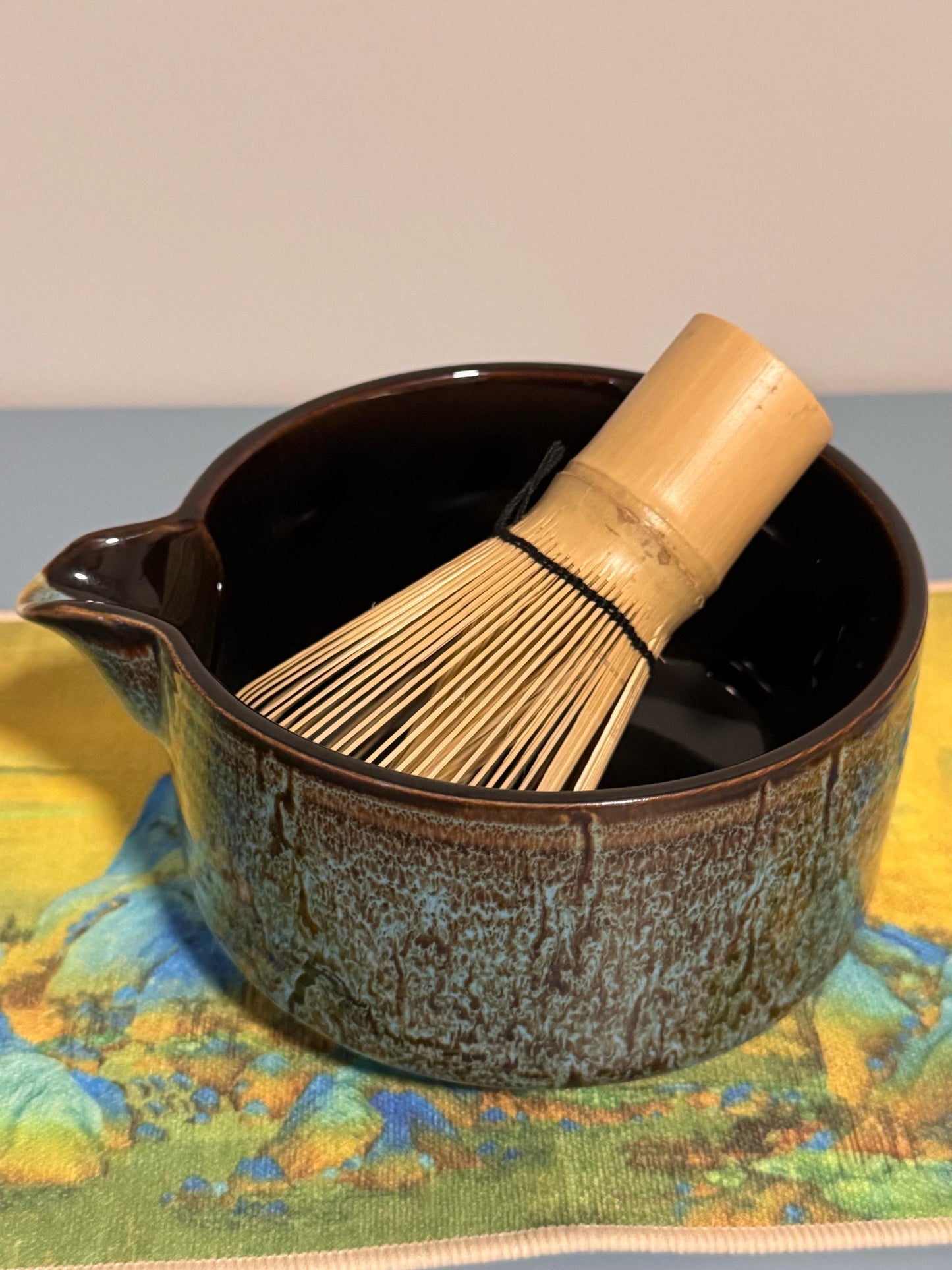 7 pcs Matcha Set, Matcha bowl with spout