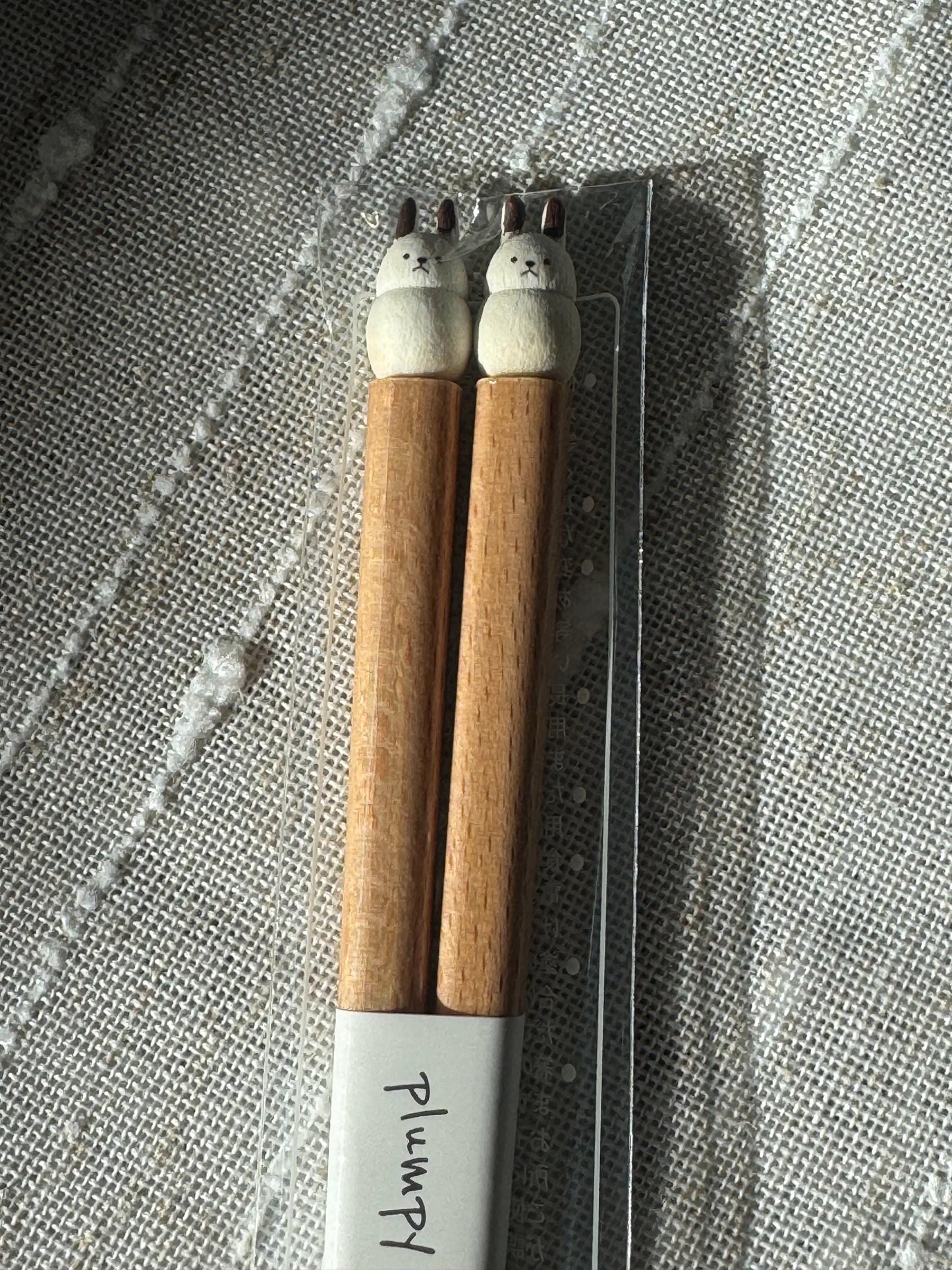 Wood animal chopsticks, Japan Plumpy handcrafted cute pet chopsticks, bear chopsticks, 3D chopsticks, wood chopsticks, aesthetic chopsticks