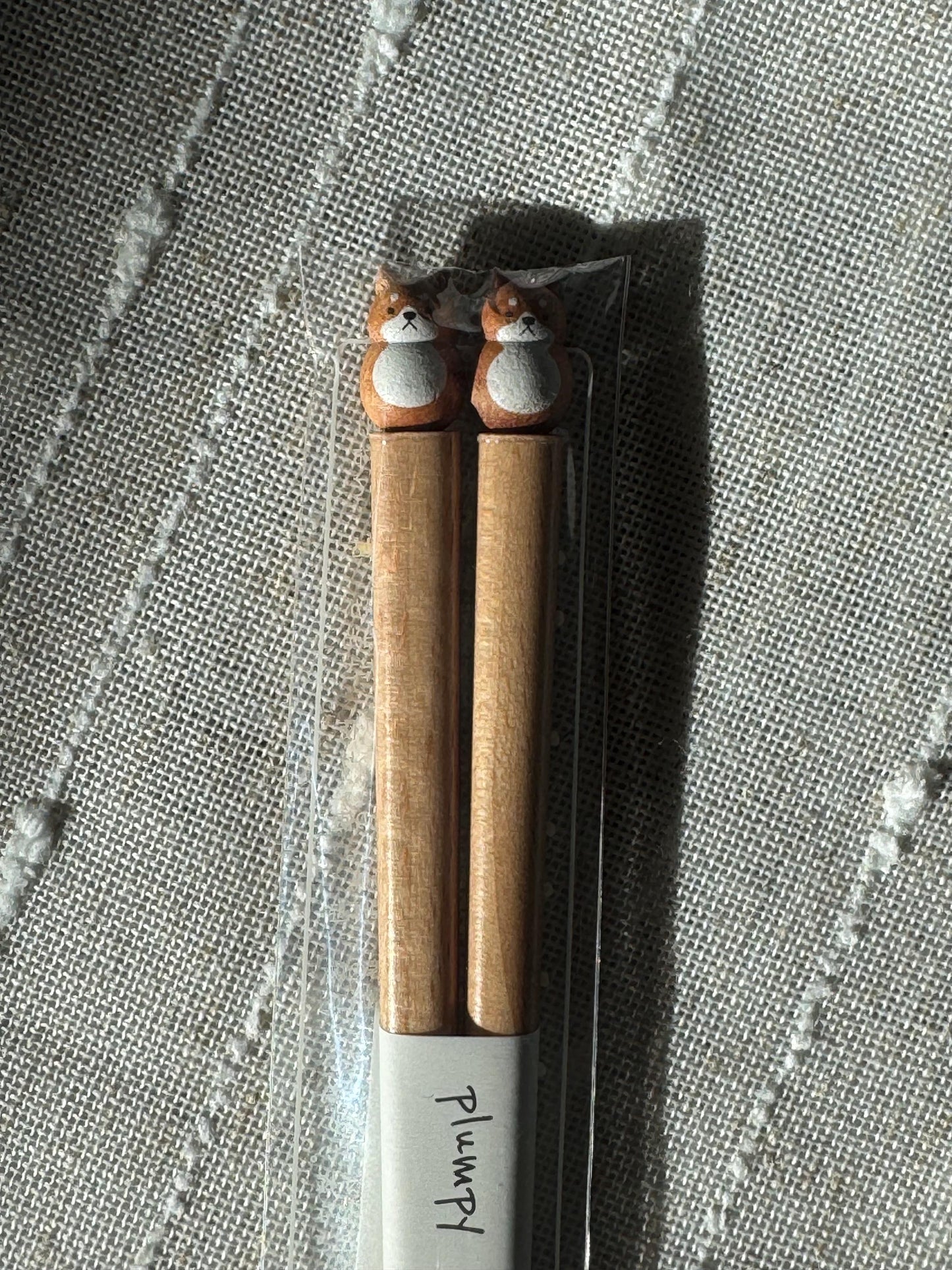 Wood animal chopsticks, Japan Plumpy handcrafted cute pet chopsticks, bear chopsticks, 3D chopsticks, wood chopsticks, aesthetic chopsticks