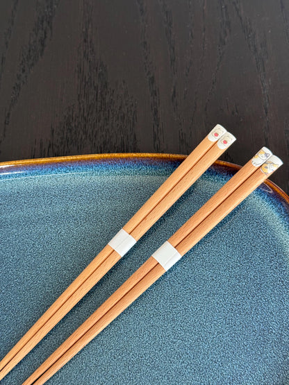 Wood animal chopsticks, Japan handcrafted cute Hamster chopsticks, Cat chopsticks, Kawaii chopsticks, wood chopsticks, Fluffy cat chopsticks