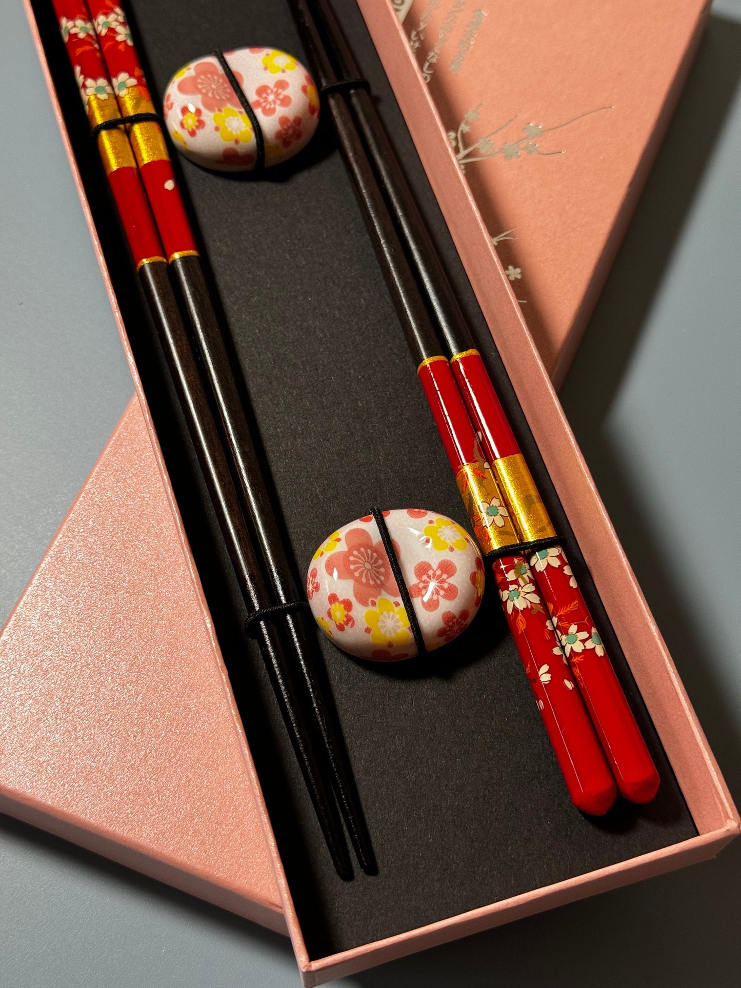 Floral Chopsticks with flower rest