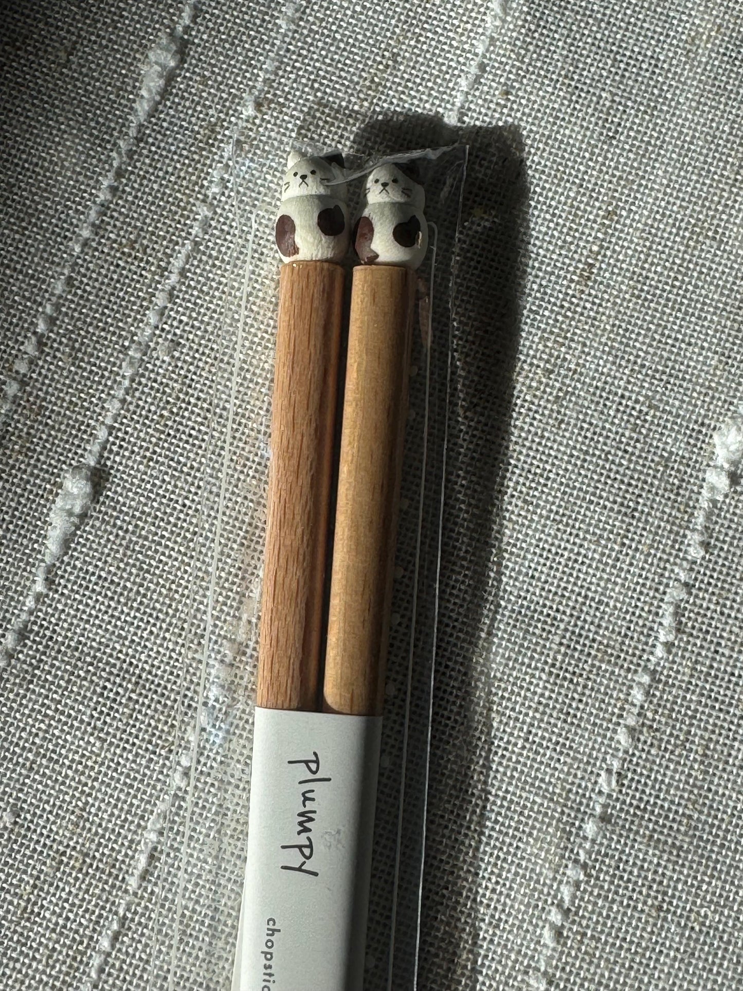 Wood animal chopsticks, Japan Plumpy handcrafted cute pet chopsticks, bear chopsticks, 3D chopsticks, wood chopsticks, aesthetic chopsticks