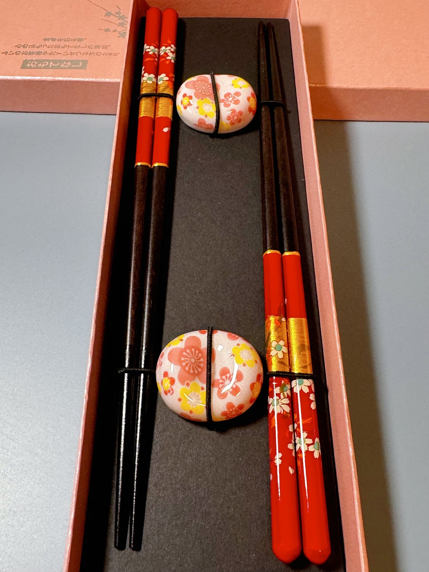 Floral Chopsticks with flower rest